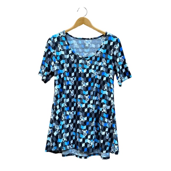 Disney Frozen Snowgies Perfect T Size L Large LuLaRoe Long Tunic T-Shirt - Picture 1 of 12